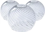Clear Ripple Lighting Fixture Globes 3 Pack, E26 Base, 1-5/8" Fitter. Fixed Price $99.99.