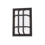 Maxim 55681WT Trilogy 12" Tall Led Outdoor Wall Sconce - Bronze. Fixed Price $49.99.