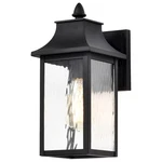 Nuvo Lighting Austen 1 Lt Outdoor Small Wall Lantern, Black/water 60-5997. Fixed Price $141.99.