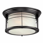Westinghouse 6674600 Senecaville Two-light Flush-mount Fixture, Weathered Bronze. Fixed Price $84.78.