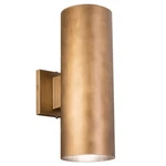 Vaxcel Lighting CO-OWB052 Chiasso 14" Tall Outdoor Wall Brass. Fixed Price $114.99.