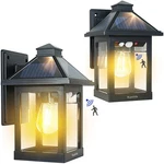 Kuniwa Solar Wall Lights Outdoor Dusk Lanterns (2 Pack). Fixed Price $81.11.
