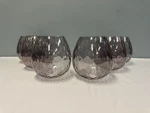 Vtg Thomas Moe Light Smoked Purple Optic Glass Shade, 6 H, Sold Individually. Fixed Price $17.99.