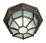 Trans Globe Lighting 40582 Outdoor Benkert 5" Flushmount Lantern, Rust. Fixed Price $91.95.