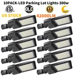 300W Led Parking Lot Light OUTDOOR,39000LM 5000K Shoebox With Dusk Dawn. Fixed Price $965.74.