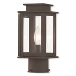 Livex Princeton Light Outdoor Post Top Lantern, Bronze/clear Glass 20201-07. Fixed Price $279.96.