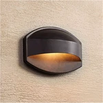 Modern Outdoor Wall Light Fixture - Halogen Bronze Design For Porch & Patio. Fixed Price $316.99.