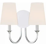 Crystorama PAY-922-CH Payton Bath Wall Light In Polished Chrome. Fixed Price $158.40.