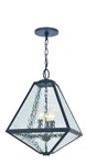 Crystorama Lighting Group GLA-9705-WT Glacier 3 14"W Black Charcoal. Fixed Price $448.00.
