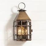 Irvins Tinware Barn Outdoor Wall Light Solid Weathered Brass - 3. Fixed Price $365.95.