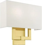 Livex Lighting 51103-12 Meridian Collection Ada 13 12.5, Satin Brass. Fixed Price $91.20.