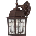 Nuvo Banyan Light 12" Outdoor Wall, Clear Water Glass, Rustic Bronze 60-4922. Fixed Price $63.99.