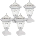 4X Greenlighting Adonia Solar 4"X Post Cap (WHITE)TN-1222493. Fixed Price $79.95.