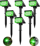 6PACK Led Solar Spotlight Green Landscape Outdoor Garden Pathway Wall Lamp. Fixed Price $80.99.