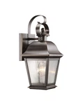 Kichler 9707OZ Mount Vernon 1-LIGHT 12.5" Small Outdoor Wall In Olde Bronze. Fixed Price $229.99.