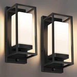 Shimr Outdoor Wall With Dusk To Dawn Sensor, Black Exterior Lighting Fi.... Fixed Price $151.39.