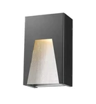Z-lite 561S Millenial 10" Tall Led Wall Sconce Black / Silver Seedy Glass. Fixed Price $61.07.