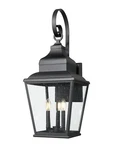 Z-lite 5029B Raphael Light 31" Tall Outdoor Wall Sconce Black. Fixed Price $456.00.