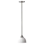 Feiss Perry Light 7 Inch Mini Pendant, Brushed Steel, P1216BS. Fixed Price $53.97.