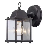 Seasons Led Outdoor Porch Lantern Wall Light Black Clear Glass Exterior Lamp Ul. Fixed Price $19.99.
