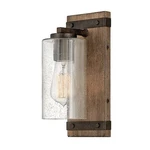 Hinkley Lighting 1 Sawyer Bath Vanity, Sequoia - 5940SQ. Fixed Price $179.00.