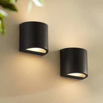 Marisha 3/4" High Black Led Outdoor Wall Light Set Of 2. Fixed Price $179.98.