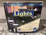Malibu Do It Yourself Garden Lights Set Of Model LX50610P - Missing 2 Tops. Fixed Price $179.99.