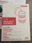 Nib Project Source Wall Lantern White Finish Vtg Style Glass. Fixed Price $17.50.