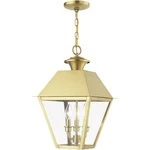 Livex Lighting 27220-08 Wentworth Outdoor Pendant Chandeller Natural Brass. Fixed Price $639.97.