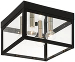 Livex Nyack 10 1/2" Wide Black Outdoor Ceiling Light. Fixed Price $199.47.