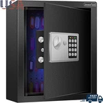Intelligent Wall Mount Safe W/ Led Lighting & Dual Access Locking Mechanism New. Fixed Price $115.18.