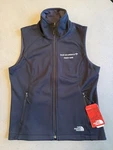 The North Face Women's Black Ridge Wall Softshell Full Zip Logo Vest Medium New!. Fixed Price $19.95.