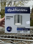 Mediterr Neo Verona Small BO-C130 Outdoor Ceiling Lamp Led Silver 480LM 5000K. Fixed Price $15.99.