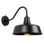 Gooseneck Barn-lights Outdoor Fixture 12.6 Inch Farm Style Black Large Ligh.... Fixed Price $138.48.