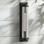 Hinkley Pearson 22" High Textured Black Outdoor Wall Light. Fixed Price $329.00.