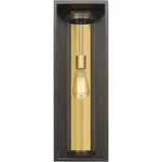 Z-lite 584B-DBZ-OBS Dunbroch Outdoor Wall Light Deep Bronze And Brass. Fixed Price $306.00.