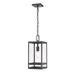 Z-lite Nuri Light 16" Outdoor Ceiling Mount, Black/clear 596CHM-BK. Fixed Price $204.00.