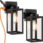 Bdrofn 2-PACK Porch Lights Outdoor Wall Lantern,black Outlet. Fixed Price $61.35.