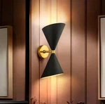 Rrtyo 2-LIGHT Black Wall Sconce With Up And Down Lighting. Fixed Price $34.99.