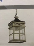 Nib: Nice Kichler Outdoor 8"X16" Distressed-white Finish Pendant Ceiling Light. Fixed Price $99.95.