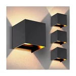 4-PACK Led Outdoor Wall Mount Lights Exterior/interior, Square Modern Sc.... Fixed Price $118.82.