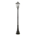 Z-lite Talbot 3 Light Outdoor Post Mounted Fixture, Bronze 579PHXLR-564P-ORB. Fixed Price $539.99.