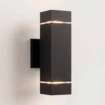 Possini Euro Skyridge 11 3/4" Black Up-down Modern Outdoor Wall Light. Fixed Price $99.99.