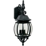 Maxim Lighting Crown Hill 3-LIGHT Outdoor Wall Lantern Black 1034BK. Fixed Price $108.00.