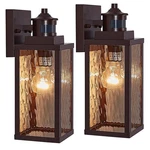 Mdenlt 2 Bronze Motion Sensor Outdoor Wall Pack, Oil-rubbed. Fixed Price $118.99.