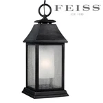 Feiss Shepherd Marine Grade Outdoor Pendant, Dark Weathered Zinc, OL10611DWZ. Fixed Price $149.98.