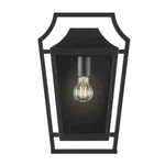Hampton Bay Elsmere 16 In. Matte Black 1-LIGHT Outdoor Line Voltage Wall Lantern. Fixed Price $69.88.