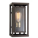 Trans Globe Showcase 11" Lt Outdoor Wall Lantern, Bronze/brass - 50220ROB. Fixed Price $81.70.