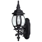 Capital Lighting French Country 1 Lamp Wall Mount Outdoor Lantern, Black- 9867BK. Fixed Price $110.00.