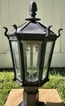Everglow WK5A Aluminum Outdoor Post Mount Lamp Used. Fixed Price $44.00.